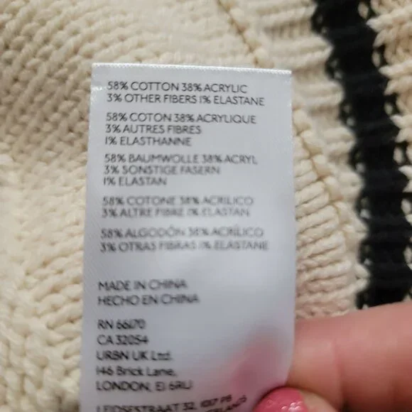 Urban Outfitters BDG Horse Knit Cardigan Women XS Intarsia Country Western Prep - Picture 5 of 7